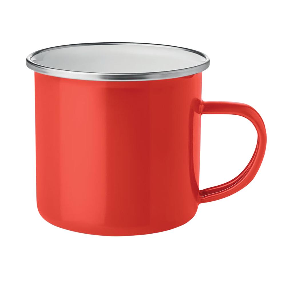 MidOcean Plateado Enamelled Metal 350ml Mug