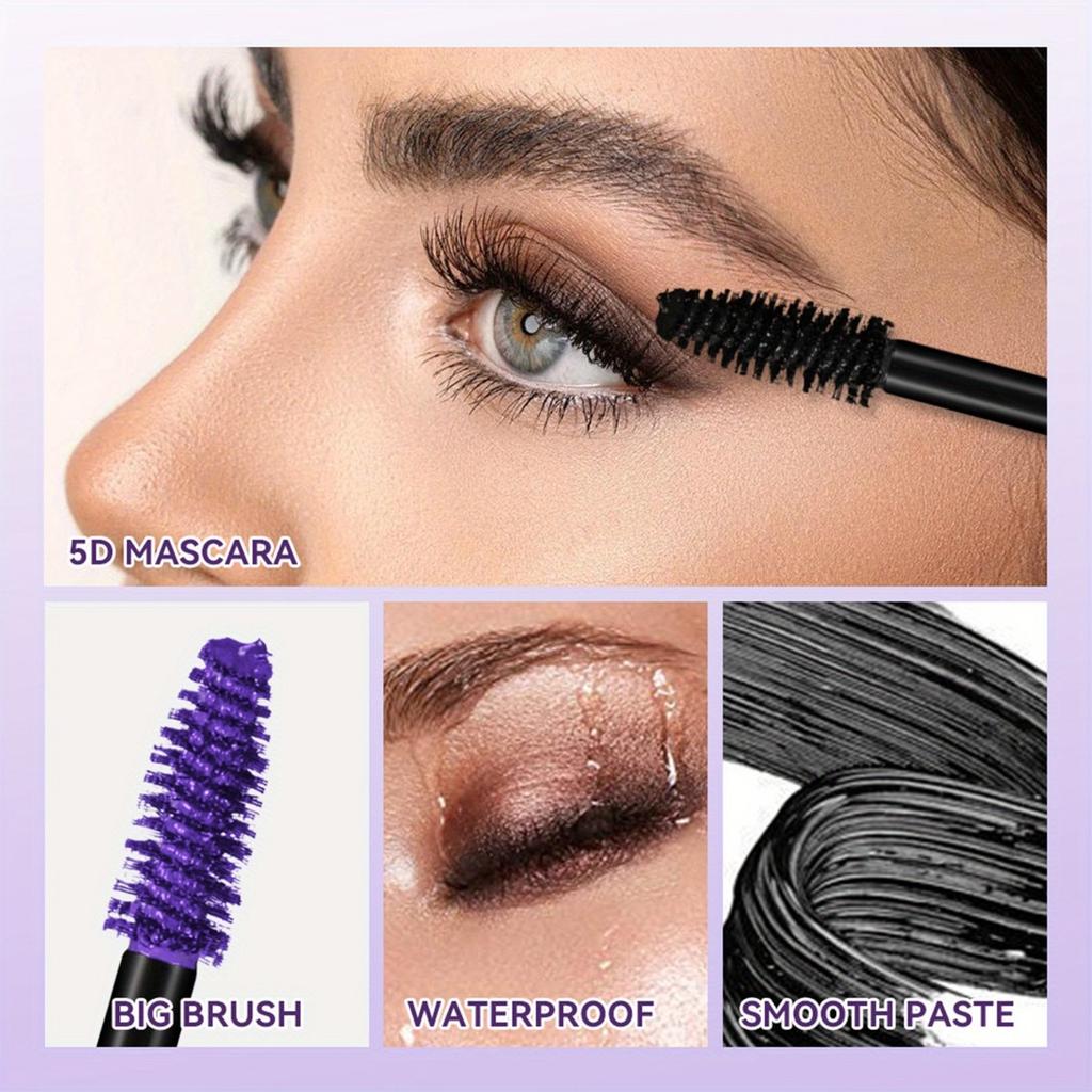 Тушь Lakerain Color Mascara Cross Border 5D Waterproof Slim Curl Non-Smiding Non-Removing Mascara Primer