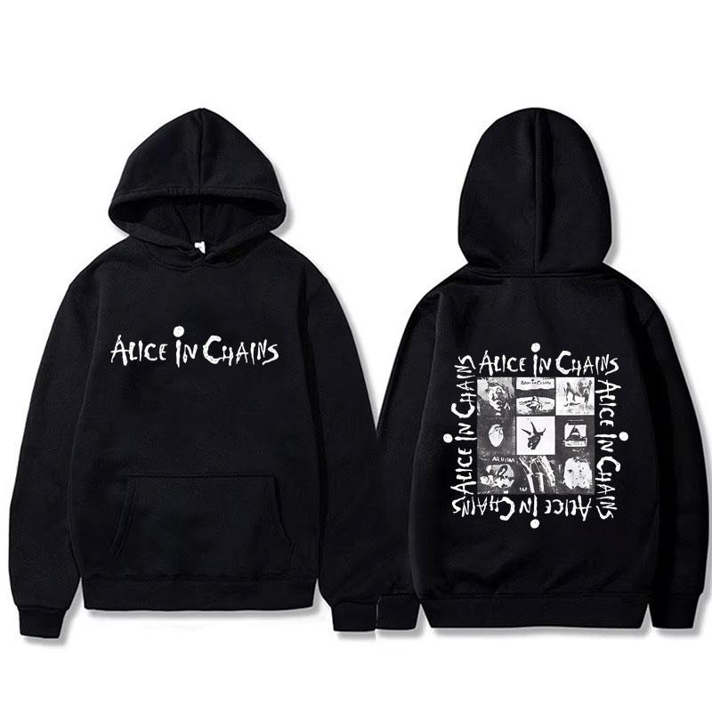 Rock Band Alice in Chains Album Graphic Hoodie Men Women Casual Popular Pullover Hoodies Men's Fashion Hip Hop Punk Streetwear