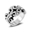 Ring, Engraved Hollow Couple Ring, Retro Exquisite Wear, Jewelry Accessories Ring.