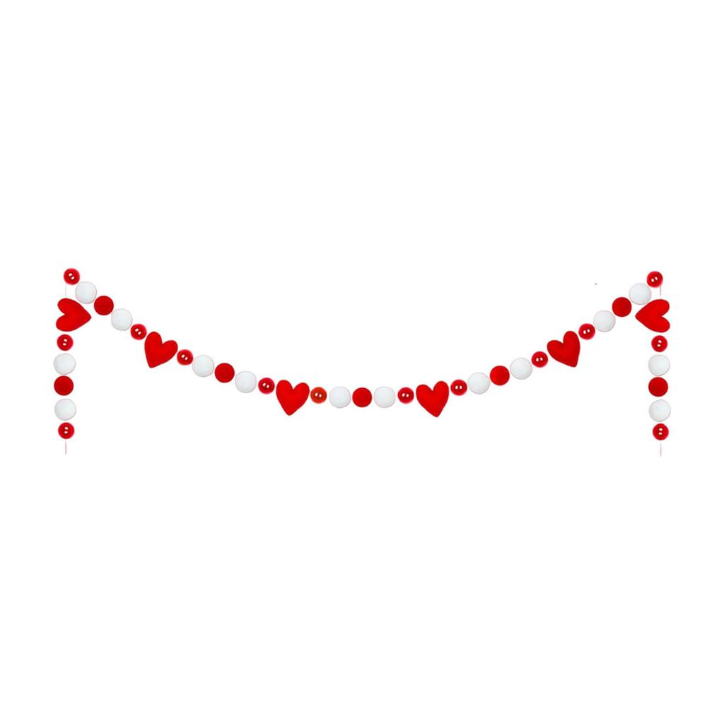 Heart-shaped Banner, Home Décor Bedroom, Fireplace Party Table | Home Bedroom Fireplace Party Table Fashion