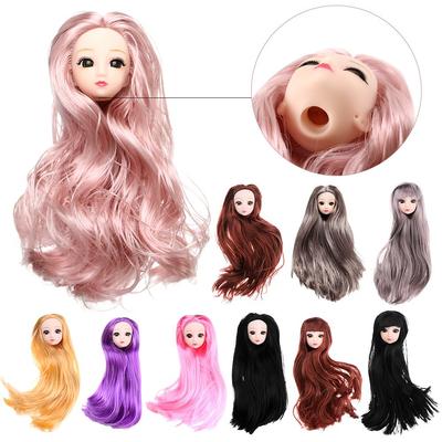 Подарок для девочки 1/6 BJD Длинные прически DIY Головной убор Голова куклы 30 Куклы Шарнирная Древняя кукла Аксессуары