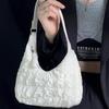 2025 Cloud Pleated Dumpling Bag - Милая сумка-подмышка Cream Puff для студентов