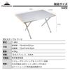Camping Moon Bonfire Table Large Outdoor Table Stainless Steel Embossed Storage Case Included T-380-1T