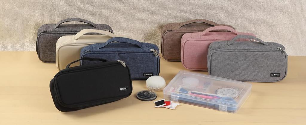 RiTaLT Швейный набор Швейный набор для начальной школы Набор швейных инструментов для начальной школы Взрослые, студенты, девочки, мальчики, (синий)