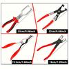 Professional Hose Clamp Pliers Set of 4 - Fuel Line Disconnection and Removal Tool Kit for Auto Repair