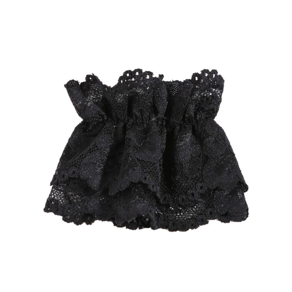 Costume Accessory Fake Cuff Lace Ruffled Wrist Lace Cuff Elegant Sweater Cuffs Stage Performance
