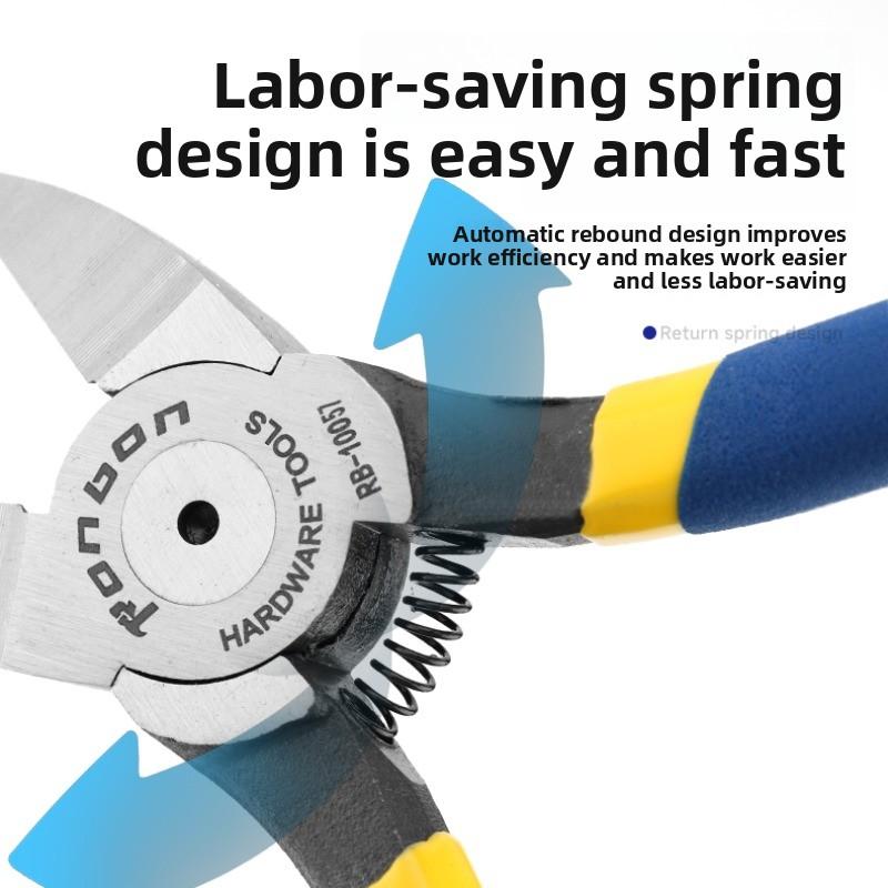 5/6/8 Дюймовые Профессиональные Кусачки Инструмент для Снятия Изоляции Бокорез Кабель Заусенцы Кусачки Электрики DIY Ремонт Ручные Инструменты