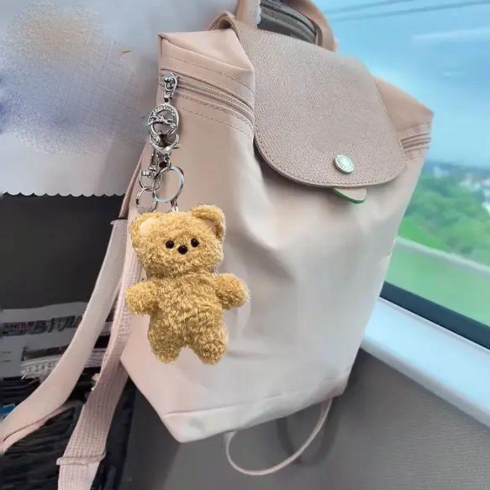 Cartoon Magnetic Bear Pendant Magnetic Bear Plush Pendant Cartoon Bear Key Chain Kids