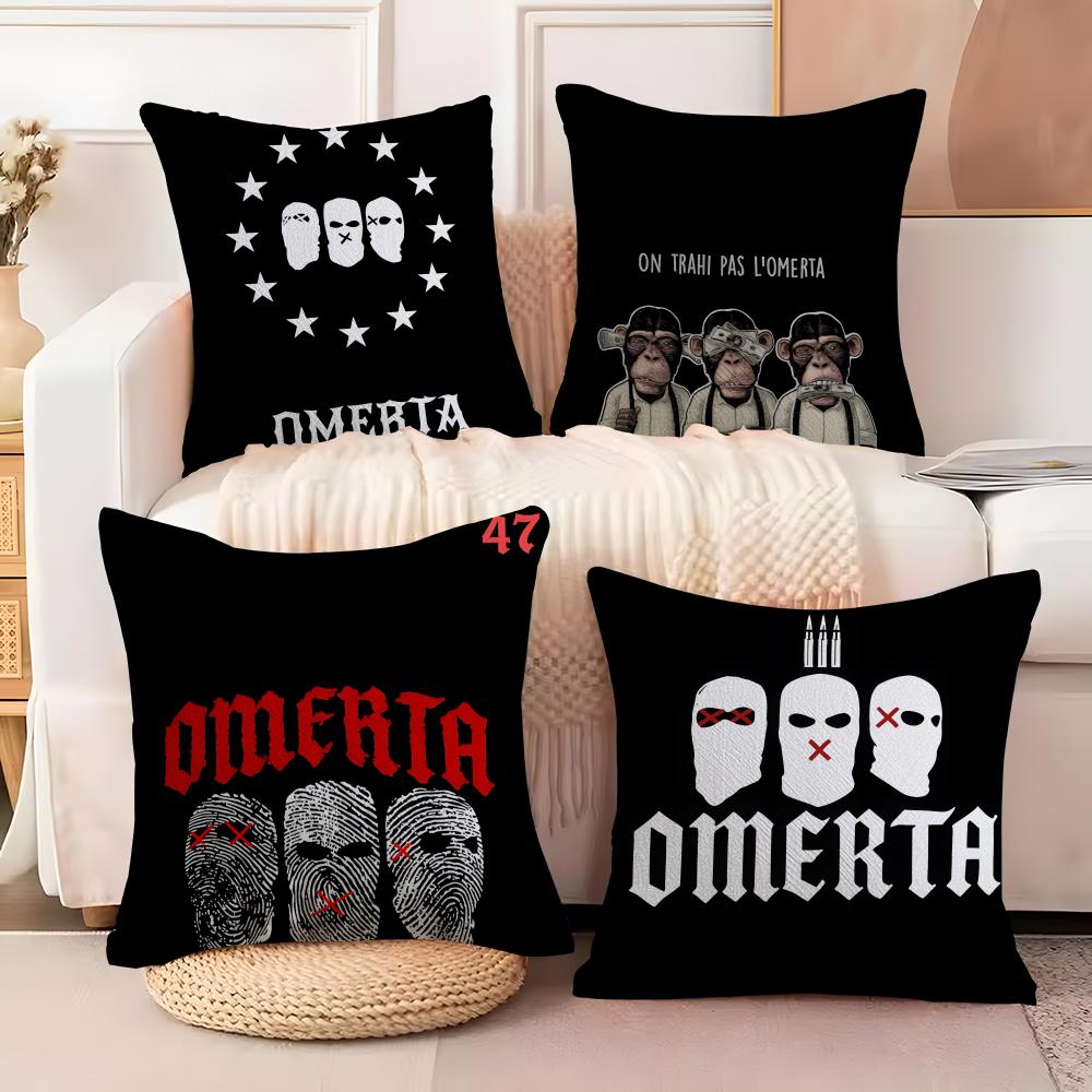 Крутой Музыкальный Бренд O-Omerta 47 1 Наволочка Льняная Наволочка Диван Домашний Декор Чехол для Подушки Чехол для Подушки