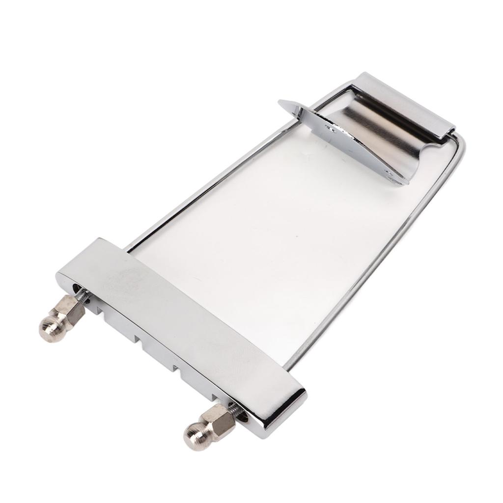 4-струнная гитара с подгрифком, металлическая, серебряная, без заусенцев, гитарный струнодержатель, бридж для замены