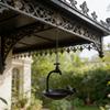 Кормушка для птиц в виде крана Креативный дизайн Металлическая купальня для птиц Декоративное уличное украшение для сада,