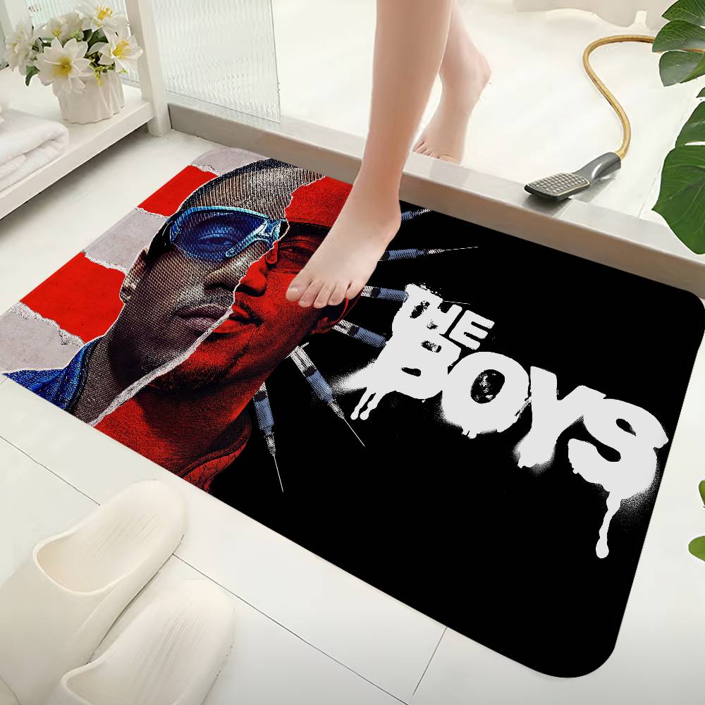 Movies The Boys Character Room Mats Anti-slip Absorb Water Long Strip Cushion Bedroon Mat Household Carpets