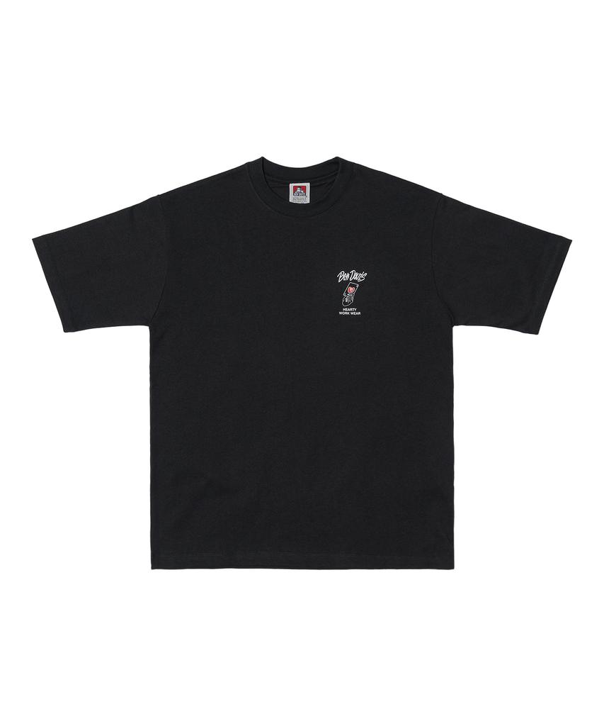 BEN DAVIS White Label Grateful Футболка Угольный