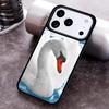 Красивый Белый Лебедь Птица Чехол Для Телефона Для iPhone 17 16 15 14 13 12 11 Pro Max Plus 17Air Мягкий Силиконовый Чехол