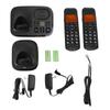 Expandable Cordless Phone with Answering System Backlit Display Alarm Clock Caller ID Big Keys