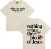 Nothing But The Blood of Jesus Christian Comfort Graphics Tshirts Unisex Women Summer Fashion Street T Shirt High Quality T Shirts
