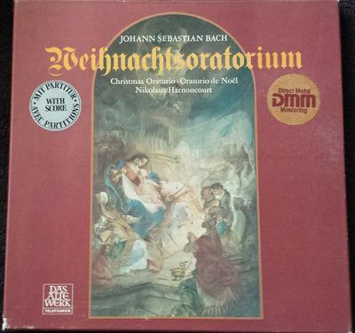Виниловая пластинка БАХ - НИКОЛАУС ХАРНОНКУР - Рождественская оратория 635022 TELEFUNKEN 1984 Германия Классика Б/У