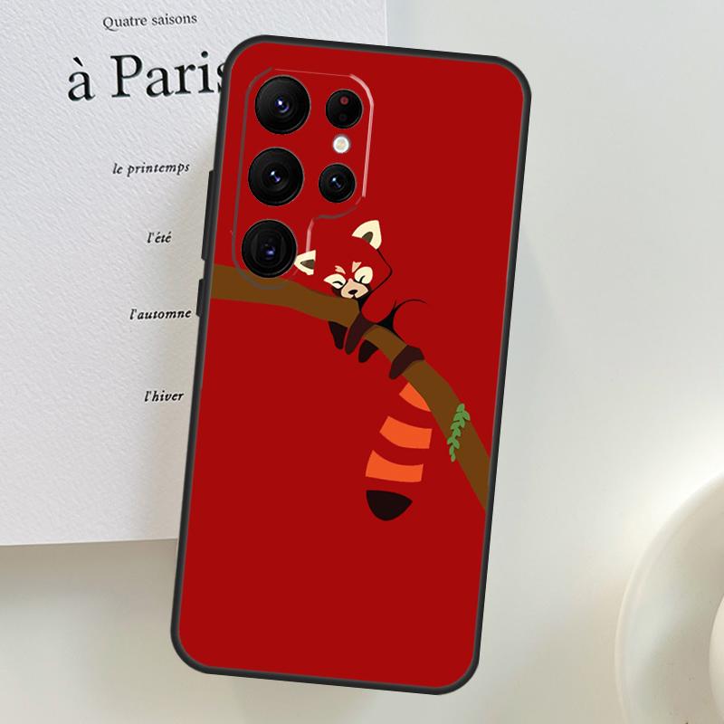 Red Panda Cute Animal Case For Samsung Galaxy S26 Ultra S25 S24 S22 S21 S23 Ultra Plus S10 S20 S25 FE Phone Cover