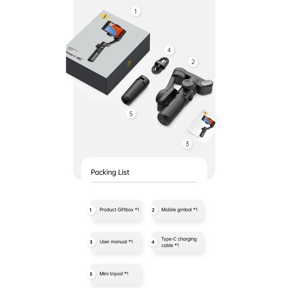 3-осевая портативная селфи-палка с защитой от сотрясений, новый стабилизатор