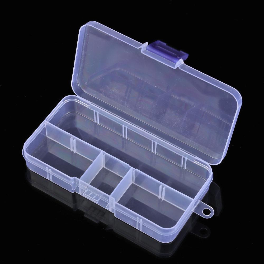 Boxes Jewelry Beads Container Fishing Tools Box Small Items Sundries Transparent Storage Box