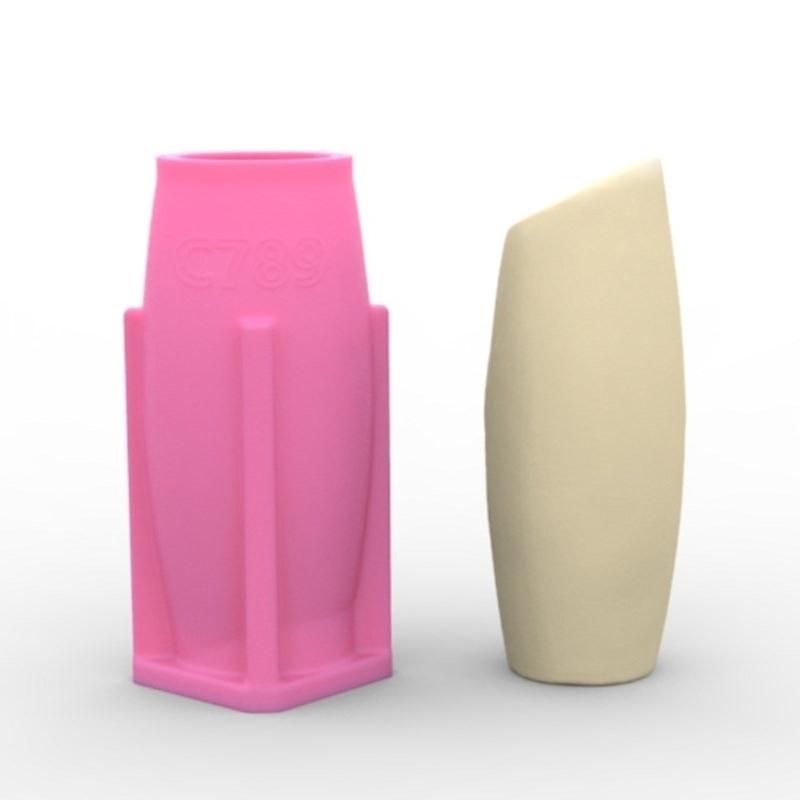 Artistic Half Face Vase Silicone Mold Functional Silicone Mold for Handmade Half Face Succulent Plant Holder Creation