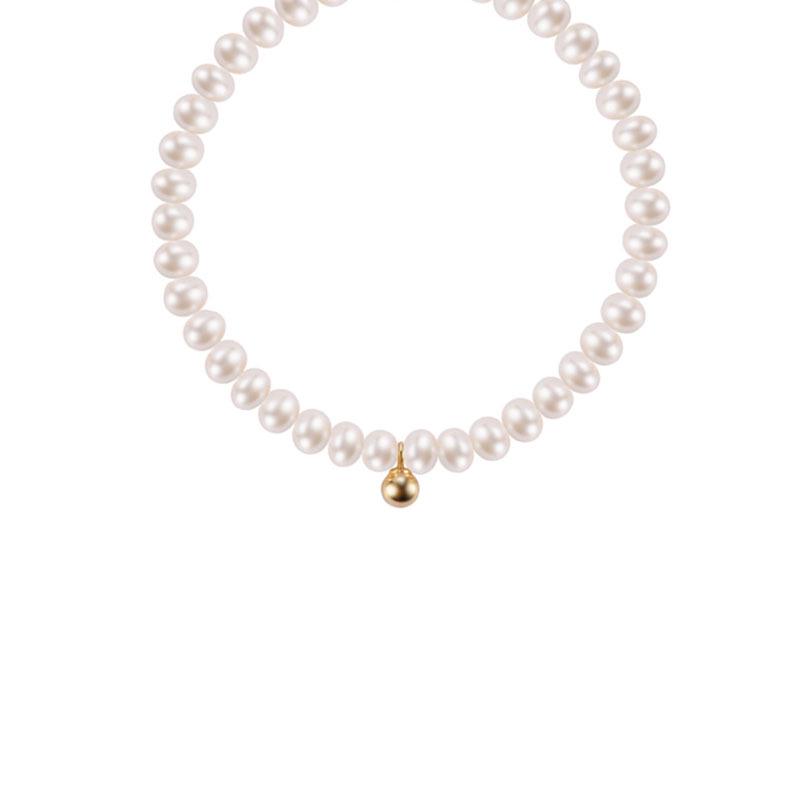 Korean Gold Pearl Beaded Bracelet: Elegant Niche Design for Trendy Women