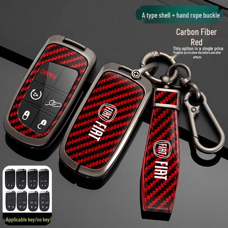 Чехол для ключа Fiat Viaggio & Feiyue - Металлическая защитная накладка