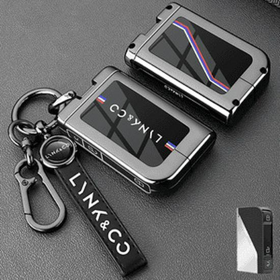 Чехол для ключей Lynk & Co 06 2025: Полностью закрывающаяся металлическая пряжка для моделей 01/02/03/05/07/09