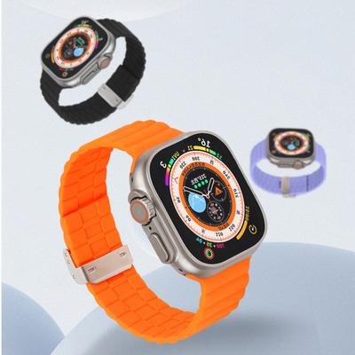 Ремешок для часов, возвратный зажим, силиконовый ремешок для ремешка iWatch 49 мм, 45 мм, 41 мм, 44 мм, 40 мм, 42 мм, 38 мм, 45 мм, ремешок для часов iWatch series 8, 7, 3, 4, 5, 6 se