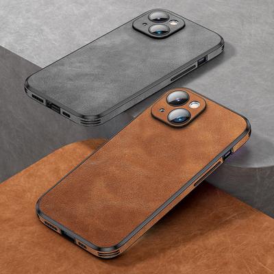 Чехол для iPhone 14, защита объектива камеры, силиконовый кожаный чехол для телефона Iphone 14 13 12 Pro Max, чехол для мобильного телефона