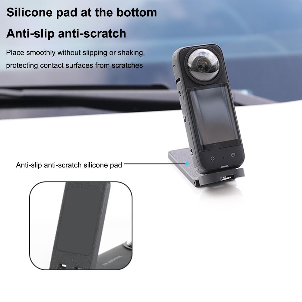 Multi-Function Magnetic Stand For Insta360 X5/X4/X3 Universal Desktop Base with 1/4" Screw Mount Adjustable Fixing Accessory