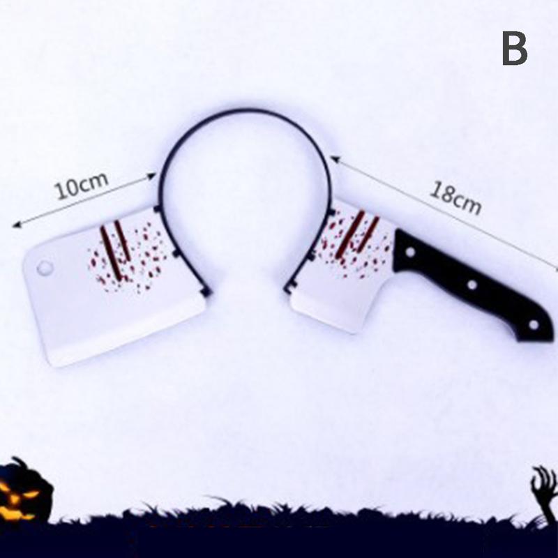 Поддельный Топор Пила Нож Страшный Хэллоуин Ободок Обманчивый Реквизит Декор для Вечеринки Ужасов