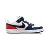 Nike Court Borough Low 2 PS Белый Темно-синий Черный Красный DO7447-101
