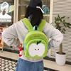 Autumn/Winter Fruit Pattern Plush Backpack for Kids - Cute Cross-Border Design for Boys and Girls.