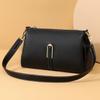 Genuine Leather Single Shoulder Crossbody Simple And Fashionable Cowhide Temperament Bag Women'S First Layer Cowhide