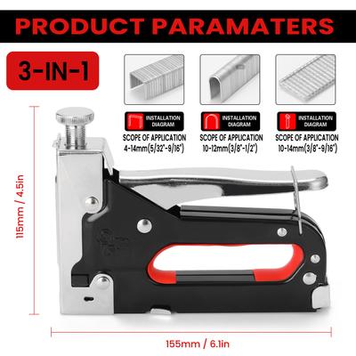 Степлер 3 в 1 для DIY дома, мебели из мягкой древесины, портативный ручной степлер, обивка, ремонт мебели, фоторамка