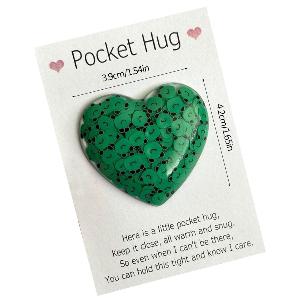 Pocket Hug Heart Token With Greeting Card Pocket Hug Cards Keepsake Gifts Hug Miss You Birthday Wedding Valentines