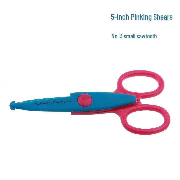 Детские безопасные ножницы для рукоделия - 5-дюймовые лезвия с забавным узором для DIY и альбомов