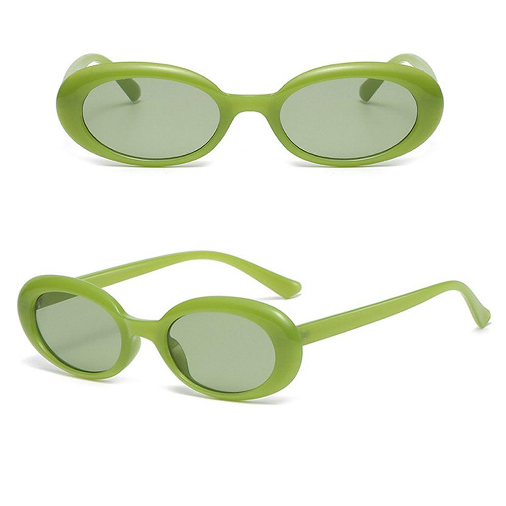 Eyewear Gothic Glasses Streetwear Women's Sunglasses Retro Oval Sunglasses Shades Small Frame