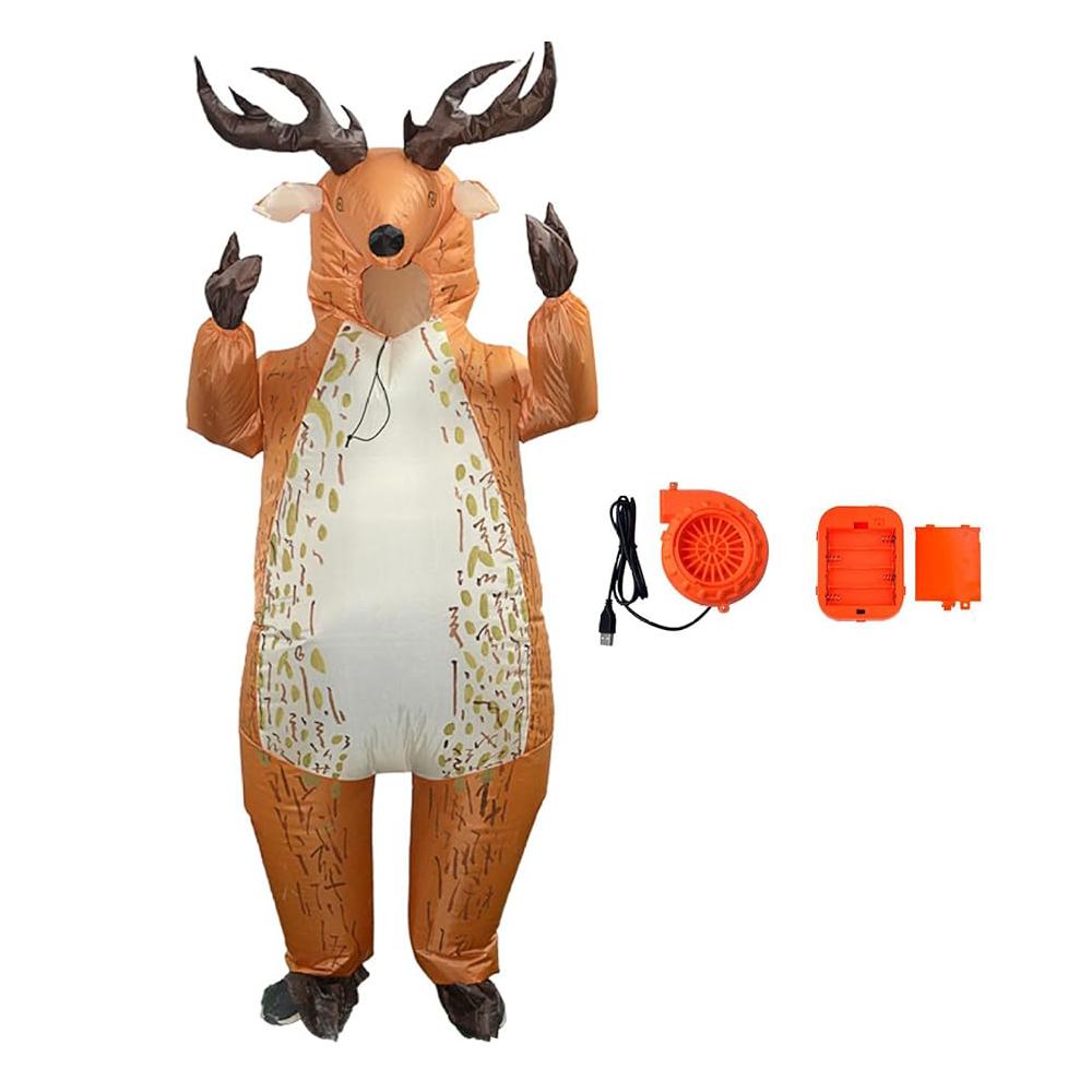 Надувной костюм лося, маскарадный костюм для праздничной вечеринки