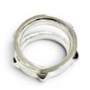 Great HERMES Ring ring Hermès Clou de H Double Ring Silver AG925 Women 54 Used