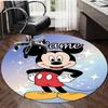 Personalized M-Mickey Round Chair Office Rug - Perfect for Mat, Office Chair & More - Ideal Gift for Birthdays and Holidays
