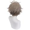 30cm Vtuber Alban Knox Cosplay Wig NOCTYX Short Gradient Light Brown Synthetic Hair Heat Resistant Unisex Adult Men Women