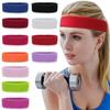 Cloth Tennis, Basketball Cotton Sweatband Sports Headbands Elastic Hair Bands Athletic Sweat Bands