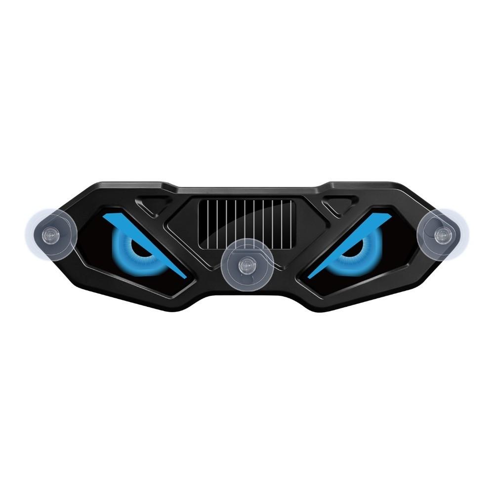 Dynamic Display Solar LED Devil Eyes Car Lights Solar Powered Car Warning Light  Windshield