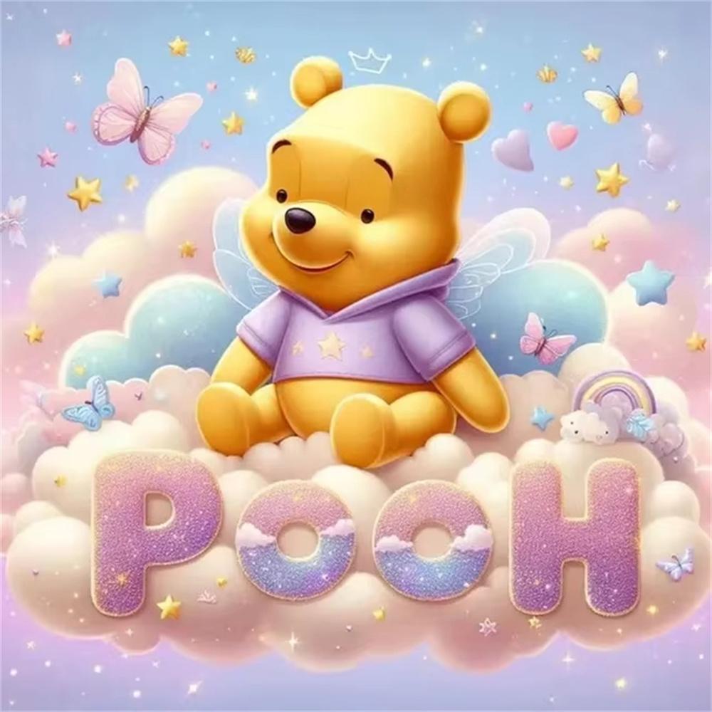 Disney Винни-Пух 5D Алмазная Живопись Полностью с Алмазами Ручная Работа DIY Мультяшная Декоративная Картина Набор Алмазных Наклеек
