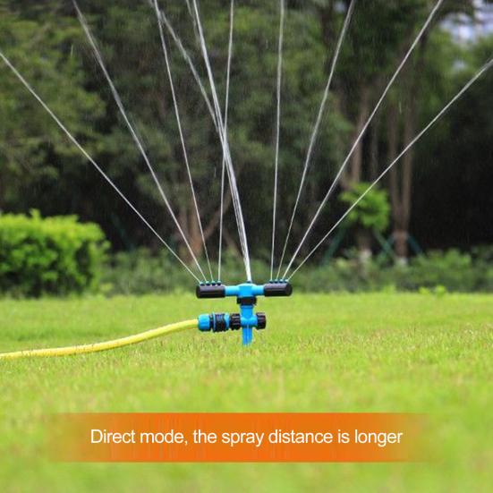 Спринклер для газонов с колышками Конструкция с 3 рычагами Большая площадь покрытия Устойчивость к утечкам Регулируемый Простой