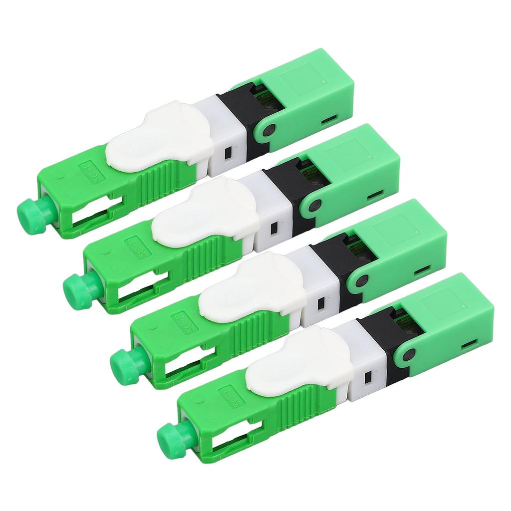 20 Sets Fiber Optic Cold Connector Single Mode SC Fiber Optical Fast Connector for FTTH Projects