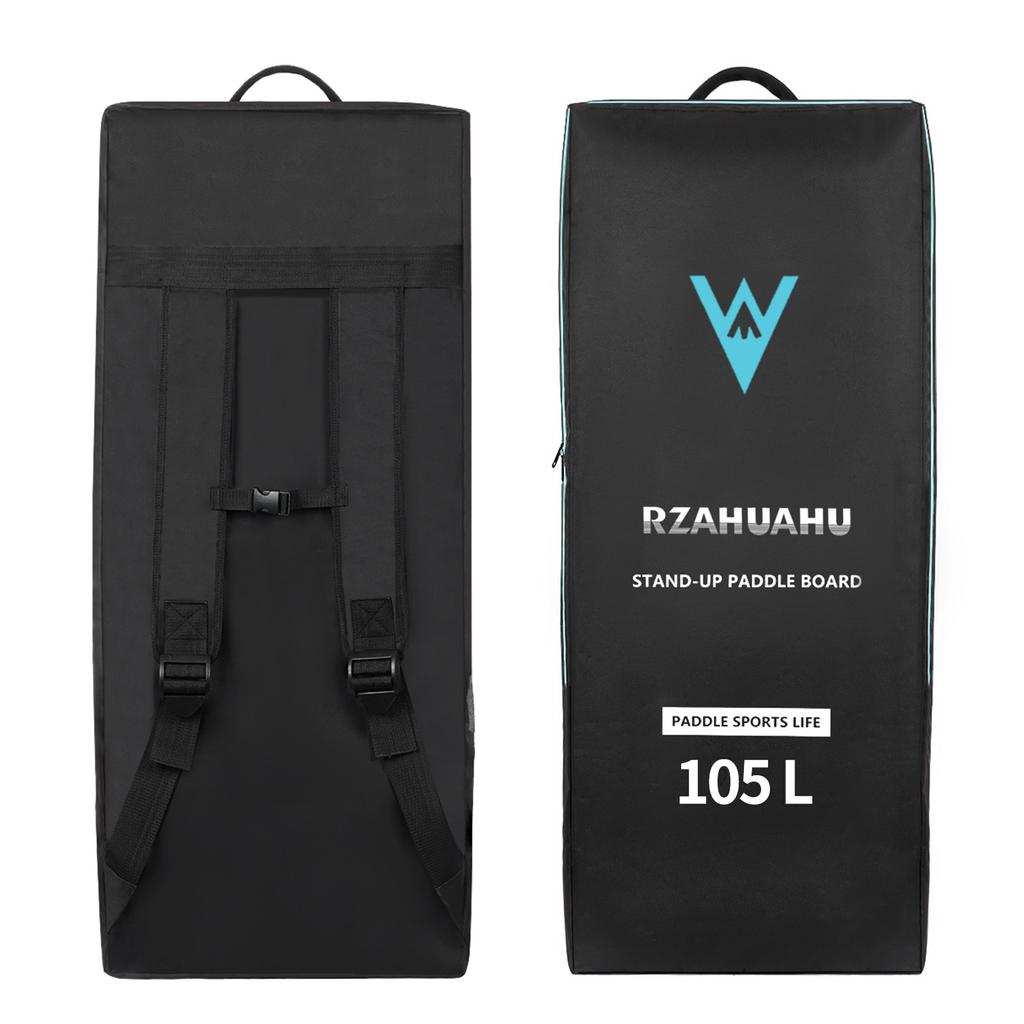 Надувной рюкзак для серфинга с веслом 125 л, большая вместимость, сумка для доски для серфинга SUP из ткани Оксфорд